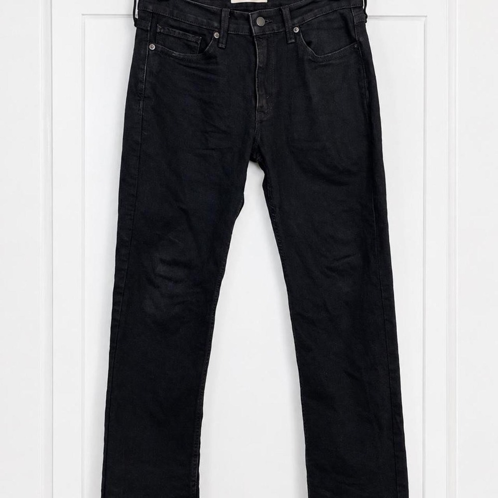 Levi Strauss Signature Black Straight Leg Jeans | W30 L30